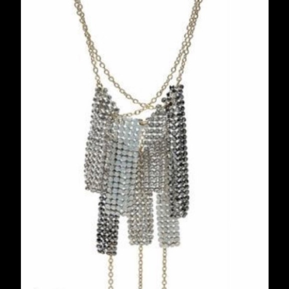 Swarovski Excess Crystal Mesh Necklace